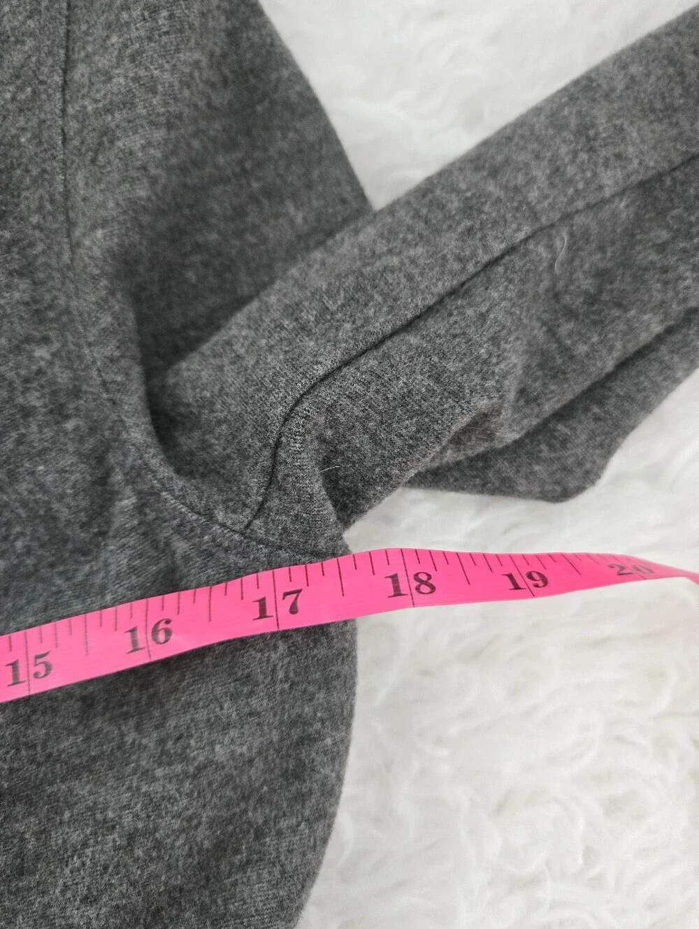 CAbi #3556 Gray Rebel Motto Asymmetrical Zip Up Ponte Knit Jacket Size small